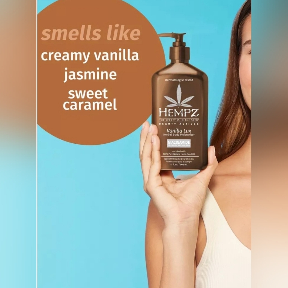Hempz Vanilla Lux Herbal Body Moisturizer